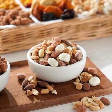 Broadway Basketeers Thank You Nuts Gift Basket Gourmet Nut Box Assortment for Men And Women Business and Corporate, Healthy Gift Tray for Appreciation - Image 2