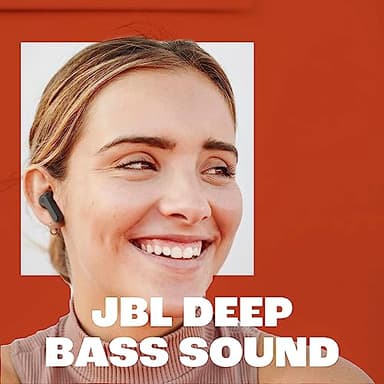 JBL Vibe Beam - True Wireless JBL Deep Bass Sound Earbuds, Bluetooth 5.2, Water & Dust Resistant, Hands-free call with VoiceAware, Up to 32 hours of battery life (Blue) - Image 5