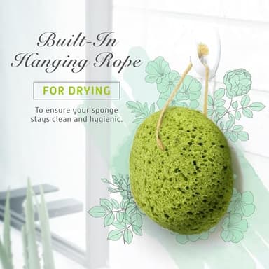 Spongentle Deep Cleansing Body Loofah Sponge, Natural Colors, for Bath and Shower, Multiple Textures for Gentle and Deep Exfoliation, Generous and Rich Lather, (Pack of 3) - Image 7