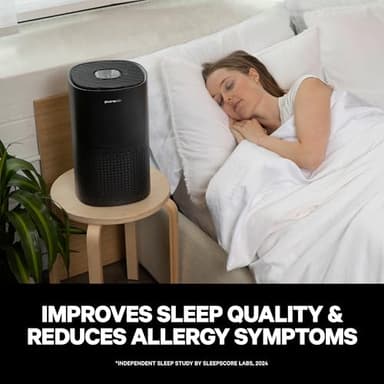 PuroAir 240 HEPA Air Purifier for Home Large Rooms - Covers Up To 1,000 Sq Ft - Filters Up To 99.9% of Pollutants, Smoke, Pollen, Dust - Quiet HEPA Air Filter - Air Purifiers for Bedroom - Image 8