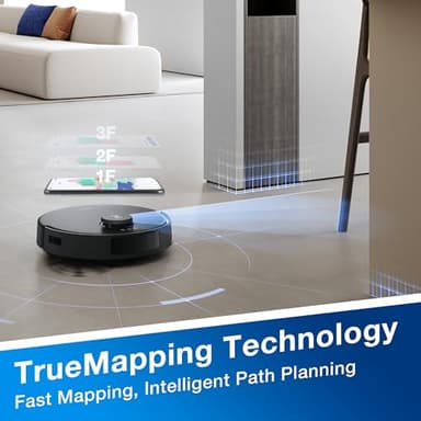 ECOVACS DEEBOT N20 Plus Robot Vacuum and Mop,with Bagless Self Emptying Station,8000Pa Powerful Suction,Anti-Tangle Technology,45-Day Capacity,300 Minutes Runtime,Perfect for Pet Hair - Image 7