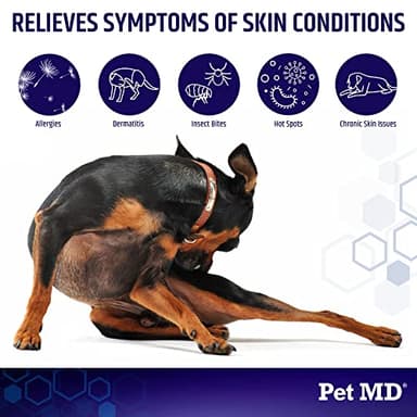 Pet MD Hydrocortisone Spray for Dogs, Cats, Horses - Itch Relief Spray & Hot Spot Treatment for Dogs, Irritated Dry Itchy Skin, Allergies, and Dermatitis - Reduces Topical Inflammation - 4 oz - Image 2