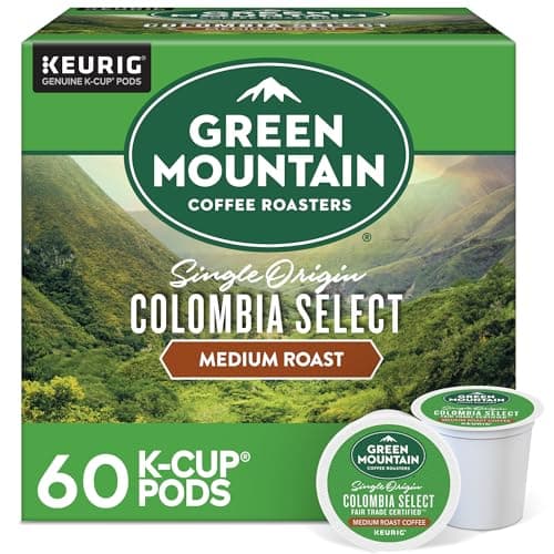 Green Mountain Coffee Roasters Colombia Select, Keurig Single Serve K-Cup Pods, Medium Roast Coffee, 60 Count, (6 Packs of 10) - Image 1