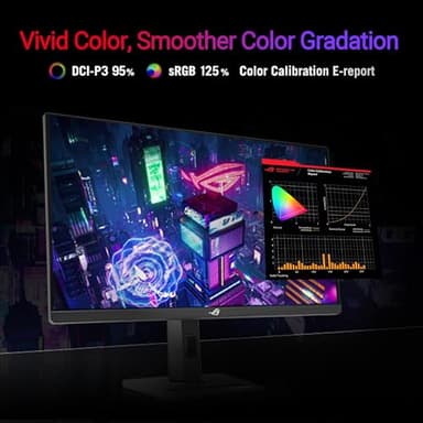 ASUS ROG Strix 27” 1440P USB-C HDR Gaming Monitor (XG27ACMG) - QHD (2560x1440), 270Hz, 1ms, Fast IPS, Extreme Low Motion Blur Sync, G-SYNC Compatible, DisplayWidget, Tripod Socket, 3 yr Warranty - Image 3