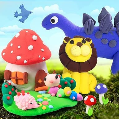 ESSENSON Air Dry Clay 100 Colors, Modeling Clay for Kids, DIY Molding Magic Clay, Gift for Kids - Image 6