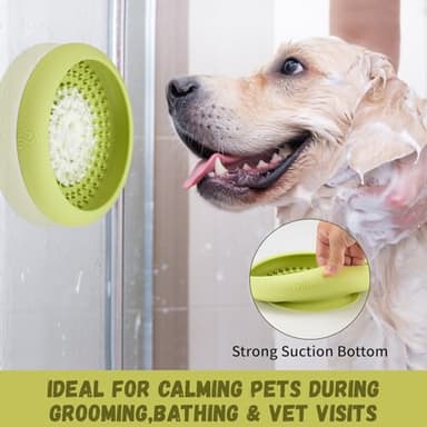 Dog Lick Bowl, Bestalk Anxiety Relief Slow Feeder Dog Lick Mat Treat Dispenser, Non-Slip Licking Bowl Enrichment Toys, BPA Free Silicone, Dishwasher Safe - Image 2