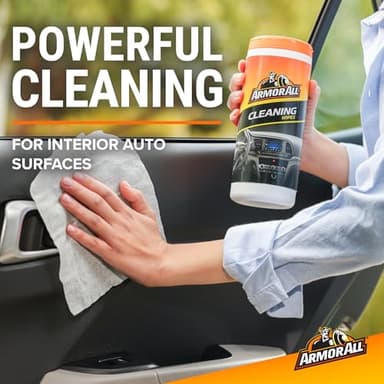 Armor All Protectant, Glass and Cleaning Wipes, Wipes for Car Interior and Car Exterior, 30 Count Each (Pack of 3) - Image 3