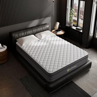 Queen Mattress,10 Inch Queen Size Mattresses Memory Foam Hybrid Mattress in a Box, with Individual Pocket Springs, Provide Support and Improve Sleep Mattresses, Medium Firm Pressure Relief CertiPUR-US - Image 7