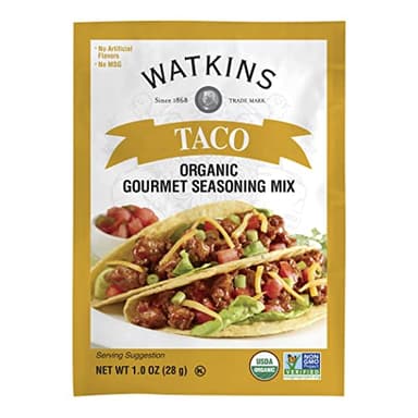 Watkins Organic Taco Gourmet Seasoning Mix, 1 oz. Packets,12 Count(Pack of 1) - Image 3