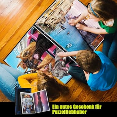 ALL4JIG Puzzle Storage Folder Keeper for Jigsaw Enthusiasts Puzzle Space-Saving Organizer Accessories for Adults Holds 20 Puzzles, HD Film Pockets - Image 8