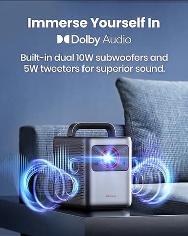 NEBULA Cosmos Laser 4K Projector, 2200 ANSI Lumens, Android TV with Dongle, Autofocus, Auto Keystone Correction, Screen Fit, Home Theater Projector with Wi-Fi & Bluetooth, for Office and Business Use - Image 6