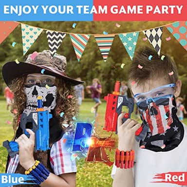12 Pack Blaster Guns Boys Toy, Party Favors Compatible with Nerf Birthday Party,Easter Basket Stuffers Hand Gun Toys Party Supplies for 3,4,5,6,7,8,9 Years Kids - Image 7