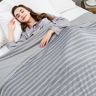 Guohaoi Cooling Blanket (90"x90"Queen Size) for Hot Sleepers and Night Sweats,100% Oeko-Tex Certified,Arc-Chill Q-Max >0.5 Cool Fiber,Ultra Cold Breathable,Comfortable,All-Season. - Image 1