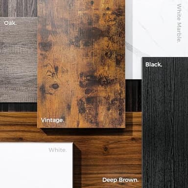 Coleshome 48 Inch Computer Desk, Modern Simple Style Desk for Home Office, Study Student Writing Desk, Vintage - Image 7