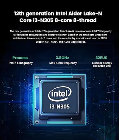 Lenovo 24 23.8" FHD All-in-One Desktop Computer for Home Office, Intel Processor 8-Core (Beat i5-1140G7), 16GB DDR4 RAM, 512GB PCIe SSD, WiFi 6, Bluetooth, Business AIO, Windows 11 Pro, Vent-Hear - Image 3