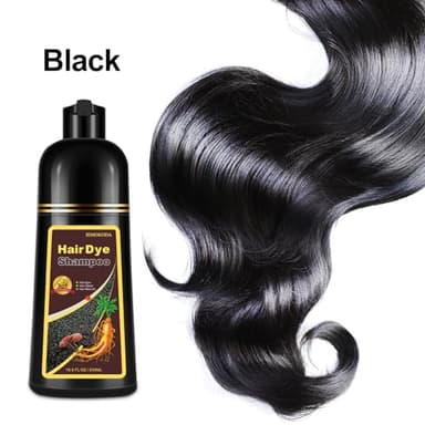 Yocisku Black Hair Dye, Hair Dye Shampoo for Women & Men, Color Shampoo Hair Dye, Shampoo Para Pintar El Cabello 16.9 Fl Oz, Safe and Natural Champu Para Canas (Black) - Image 3