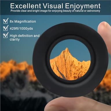 8x18 Mini Monocular Telescope Monoculars for Adults High Powered HD Portable Monocular Shimmering Night Vision Lightweight Pocket Monoscope for Kids - Image 8