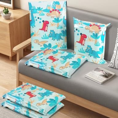 Oududianzi Poly Mailers 10x13, 100PCS Shipping Bags, Mailing Bags, Packaging Bags, Mailers Poly Bags, Polymailer Shipping Envelopes for Small business - Dinosaur - Image 2