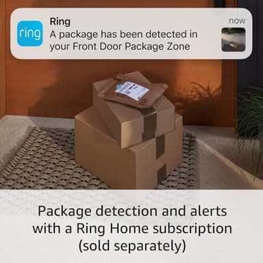 Ring Battery Doorbell Pro with Ring Spotlight Cam Plus, White - Image 4