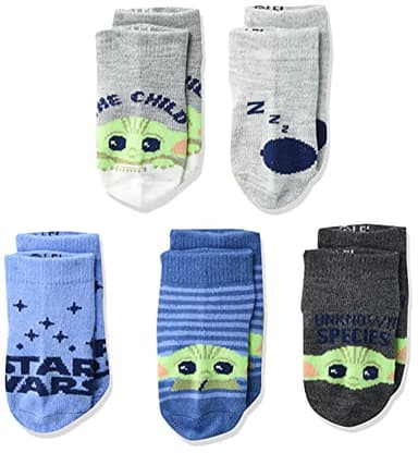 STAR WARS Unisex-Baby The Mandalorian 5 Pack Shorty Socks - Image 2