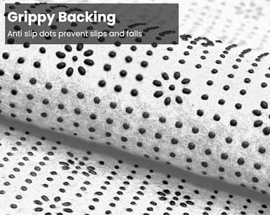 80" x 80" Non Slip Rug Pad for Tufting and Rug Making, Thick and Grippy Backing Fabric (White) - Image 2