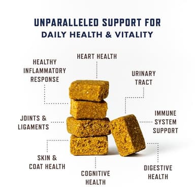 Rocco & Roxie 8 in 1 Dog Vitamins and Supplements, Glucosamine, Green Lipped Mussel Hip and Joint, Probiotics Digestive Health, Immune Skin and Coat, Puppy to Senior Chewable Multivitamin, 90 ct chews - Image 3