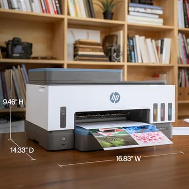 HP Smart Tank 7602 Wireless All-in-One Ink Tank Printer, Scanner, Copier with 2 years of ink included, Best-for-home office, Refillable, AI-enabled (28B98A) - Image 5