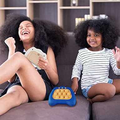 Intoypad Pop The Target! Handheld Speed Push Game Machine: A Fun Multiplayer Game for Family. Sensory Fidget Toy Christmas Toys Gifts for 6 7 8 9 10 11 12 Years Old Kids Road Trip Car Games Kids Blue - Image 3