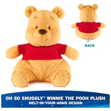 GUND Disney Official Winnie The Pooh Oh So Snuggly Plush, Teddy Bear Stuffed Animal for Babies and Infants, Yellow, 12.5” - Image 2