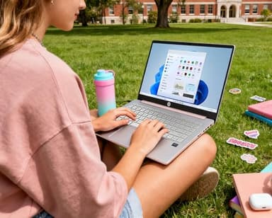 HP Ultrabook Laptop with Office 365 & Copilot AI • Intel 4-Core CPU • 1.1TB Storage (1TB OneDrive and 128GB SSD) • 8GB RAM • Windows 11 w/o Mouse - Image 8