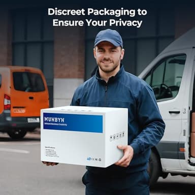 MUNBYN IMC51 Money Counter Machine Count Value, Add+Batch/Add+ Value Mode Bill Counter, UV/MG/IR/MT Detection, USD only Cash Counter,1100 Bills/min, Money Counting Machine with LCD Display (Black) - Image 5