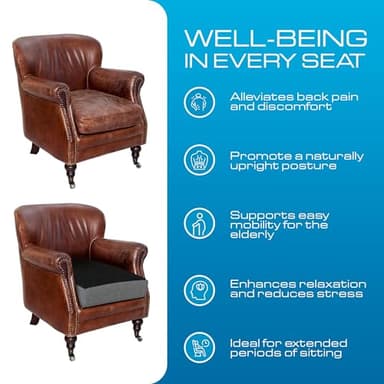 Kolbs Extra Large Recliner Cushion | Chic 2 Tone Velvet Cover (Seat Only) - Image 7