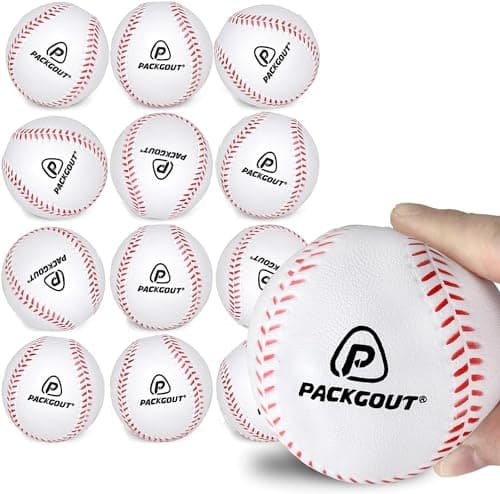 PACKGOUT Soft Foam Baseballs for Kids & Teenagers - Practice & Replacement Balls - Image 1