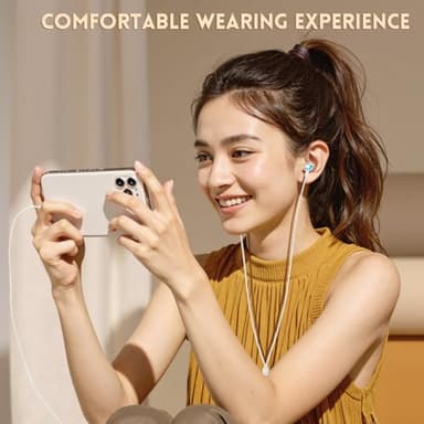 Kirababy Earbuds Wired with Microphone, 5 Pack Wired Headphones with Powerful Heavy Bass, High Definition, Earphones 3.5mm Jack - Image 6