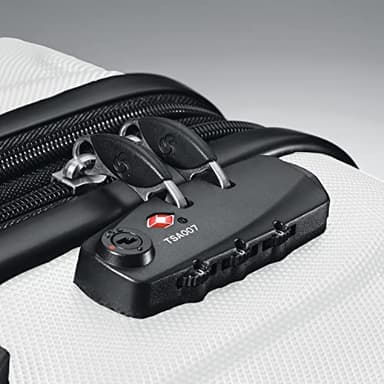 Samsonite Omni PC Hardside Expandable Luggage with Spinner Wheels, Carry-On 20-Inch, White - Image 4