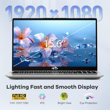 NIMO 17.3 Gaming-Laptop Ryzen 9 8945HS (Beat i9-13900H, Up to 5.2GHz) 8GB RAM, 1TB SSD, Radeon 780M, PD 100W Type-C AI-Enhanced for Copilot VR Ready, Backlit Keyboard, Fingerprint, 75W Battery - Image 2