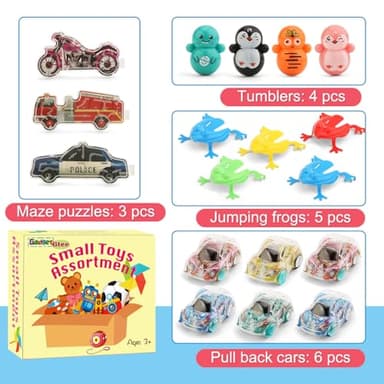Prize Box Toys for Kids Classroom Rewards, Small Prizes Bulk Items Party Favors for Boys, Pinata Filler Goodie Bag Stuffers, Goodies Mini Claw Machine Toys Refill - Image 4