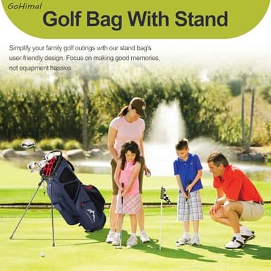 GoHimal 14 Way Golf Stand Bag, Golf Bags for Men with Stand, Top Dividers Ergonomic with 10 Pockets - Image 8