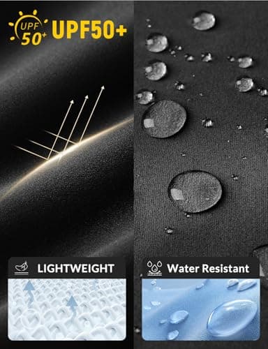 baleaf Plus Size Pants for Women Hiking Cargo Water Resistant UPF 50+ Cargo Joggers Zipper Pockets Black 4XL - Image 4