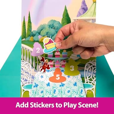 Mattel Disney Princess Ariel Fashion Doll Set, Spin & Reveal with 11 Surprises Including 5 Accessories, 5 Stickers & Play Scene, Inspired by Movie - Image 6