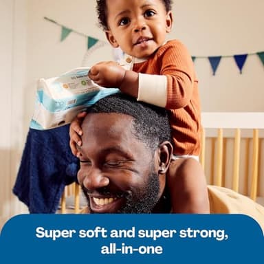 Hello Bello Extra Gentle Unscented Baby Wipes, Plant Based, Made with 99% Water and Aloe for Babies and Kids, 720 Count - Image 9