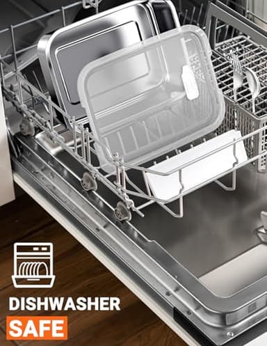 Docusvect Rechargeable Heated Lunch Box for Men, 1.3L Cordless Electric Lunch Box for Adults with Scheduled Heating, Portable Food Warmer with Large Bag, Cutlery, Removable Divider - Image 5