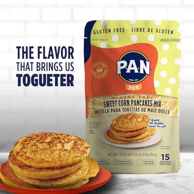 P.A.N Sweet Corn Pancakes Mix – Gluten Free Easy to Prepare 1 lb (Pack of 6) - Image 7