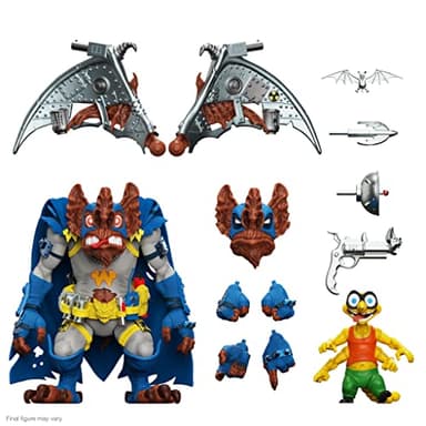 Super7 Teenage Mutant Ninja Turtles Wingnut and Screwloose - ULTIMATES! 7 in Action Figure - Image 1