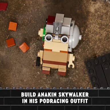 LEGO Star Wars BrickHeadz The Phantom Menace - Collectible Star Wars Figures of Annakin, Darth Maul, & More - Gift for Fans - 40676 - Image 5