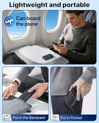 Portable Charger 20000mAh, 22.5W PD 3.0+QC 4.0 Super Fast Charging Power Bank, Cooler Aerospace Metal Case for iPhone 17 16 15 14, 13 Android, iPad, Samsung Google Tablet & More, Travel Essential - Image 4