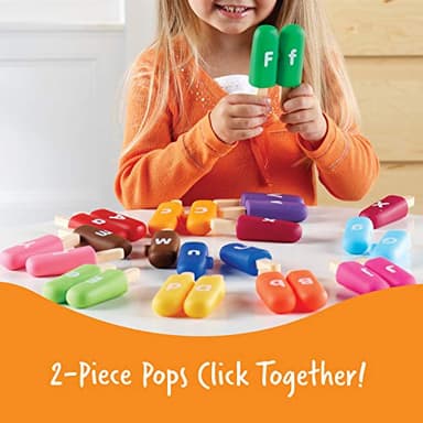 Learning Resources Smart Snacks Alpha Pops, 26 Pieces, Age 2+, Toys for Toddlers, Toddler Alphabet, Learning ABC, Learning Toys, Stocking Stuffers for Kids - Image 6