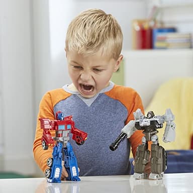 Transformers Toys Heroes and Villains Optimus Prime and Megatron 2-Pack Action Figures - for Kids Ages 6 and Up, 7-inch (Amazon Exclusive) - Image 6
