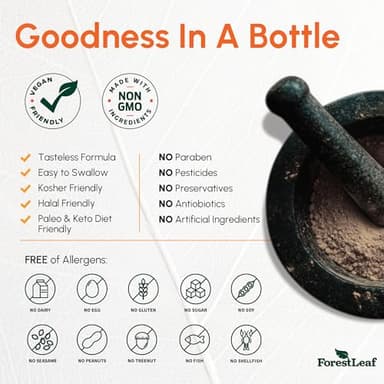 ForestLeaf Quercetin with Bromelain 1350mg - Blend with Vitamin C & Stinging Nettle Supplement, Quercetin 500mg Capsules, Non-GMO Gluten Free, Natural Immune & Respiratory Function, 90 Veggie Caps - Image 5