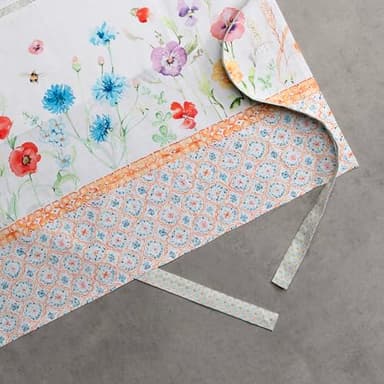 Maison d' Hermine Apron for women with Pocket 100% Cotton 27.50"x31.50" 1 Piece Adjustable Neck Strap & long ties Apron Men, Chef, Wedding, Cooking, Gardening, Server Spring/Summer (Summer Whisper) - Image 7